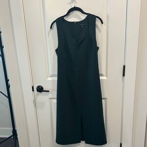 Banana Republic Dark Green Midi Dress